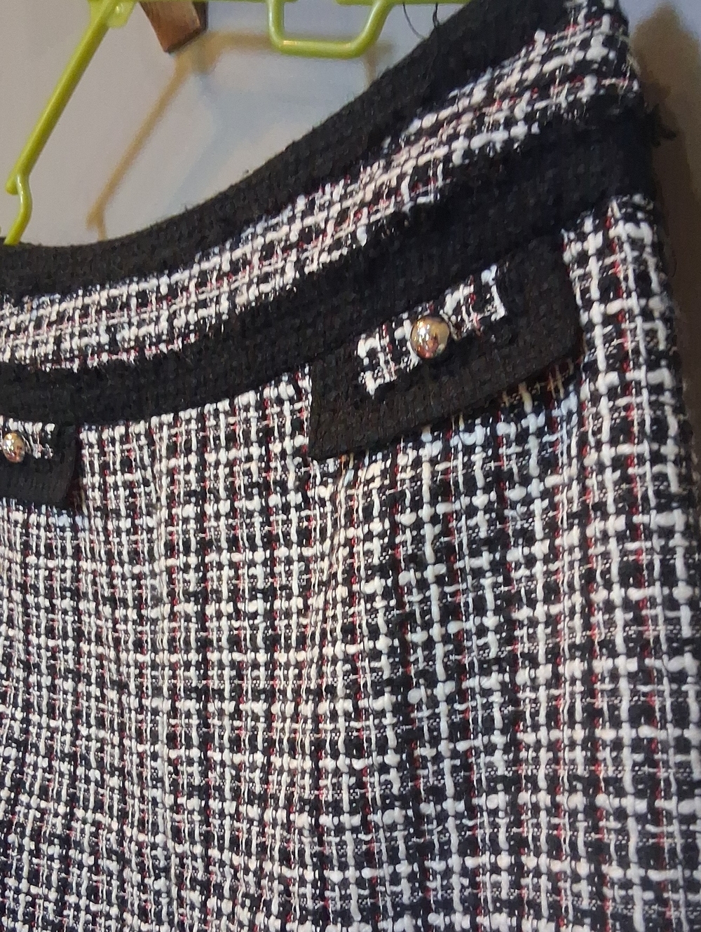 White House Black Market Tweed Skirt Size 6 - Picture 4 of 6